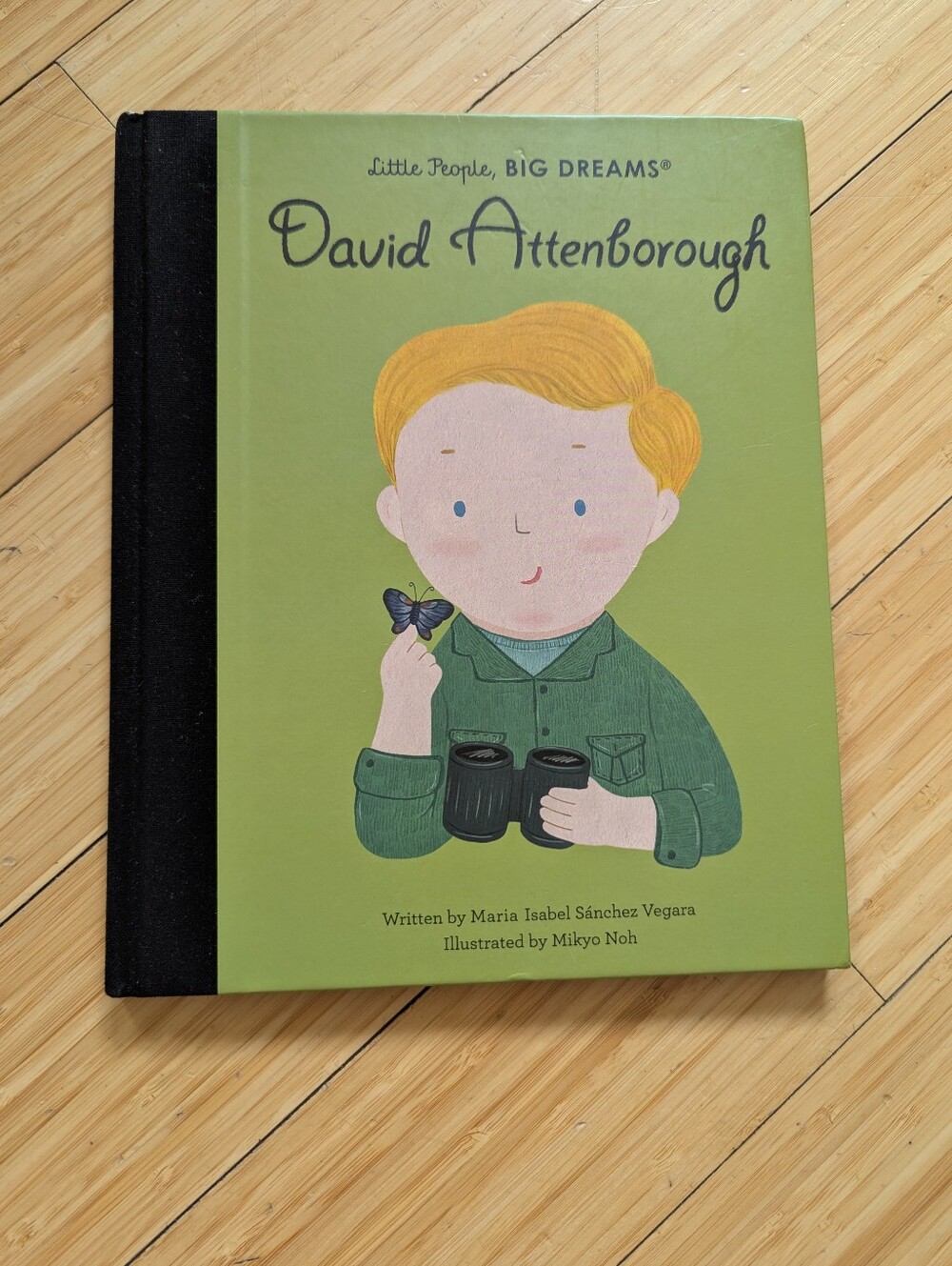 David Attenborough Little People, Big Dreams Hardcover - Green